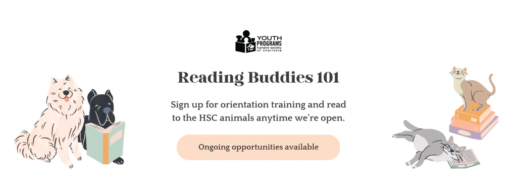 Reading Buddies 101: Pets & reading event